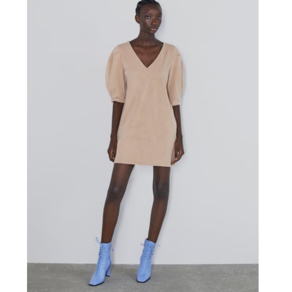 ZARA Puffy Sleeve Dress